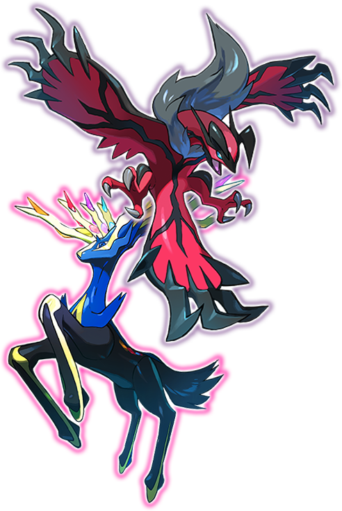 Xerneas E - Pokemon Yveltal (492x734), Png Download