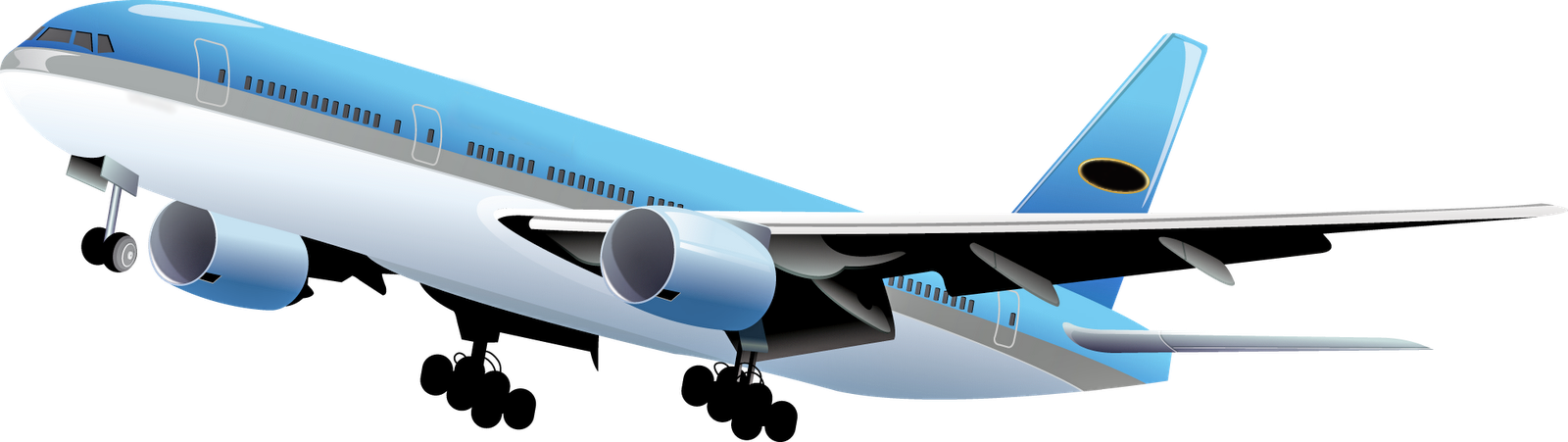 Avião Em Png - Imagens De Avião Em Png (1600x451), Png Download