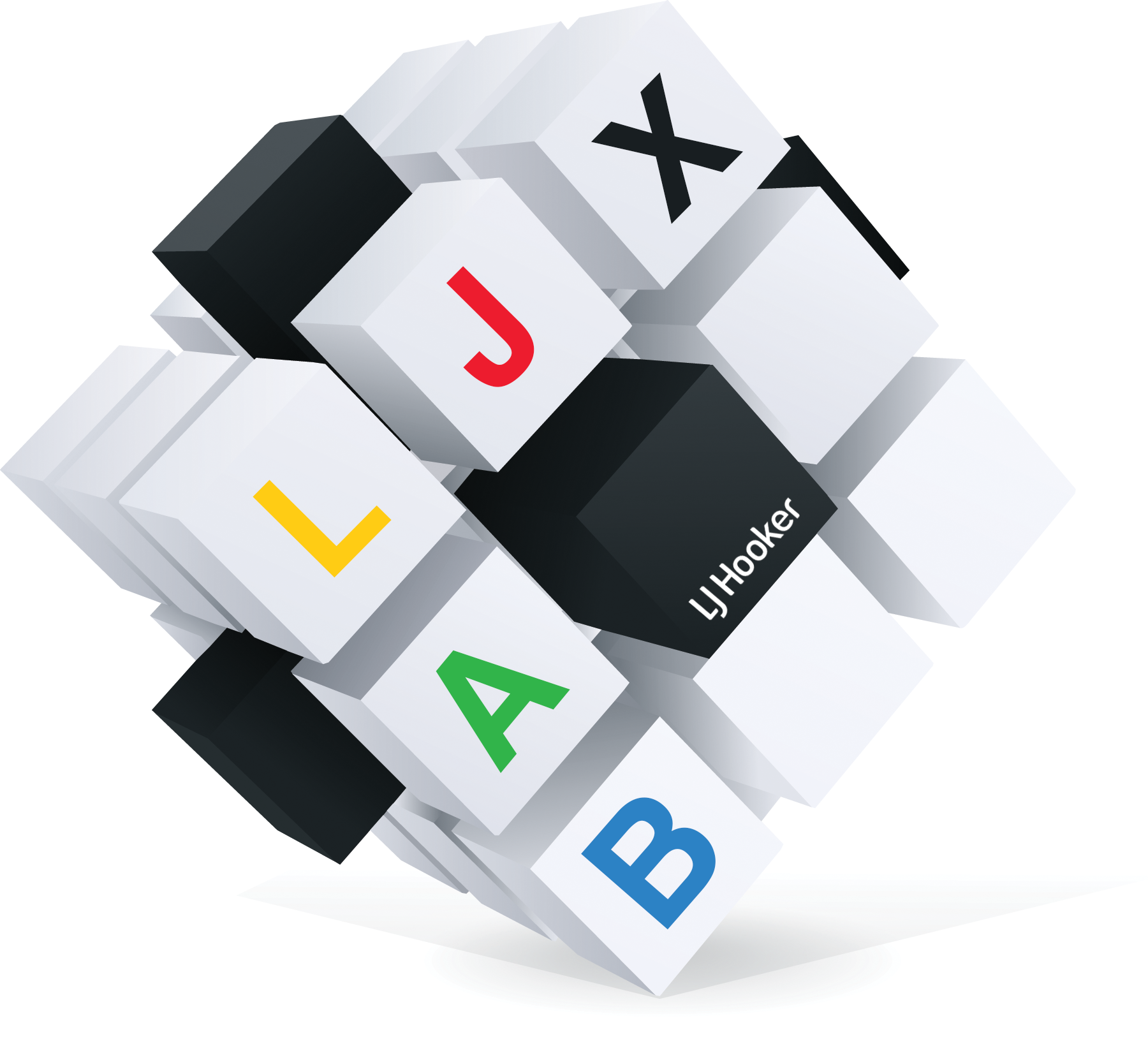 Lj Hooker Commits $100 Million To Real Estate's Future - Vector Graphics (1800x1662), Png Download