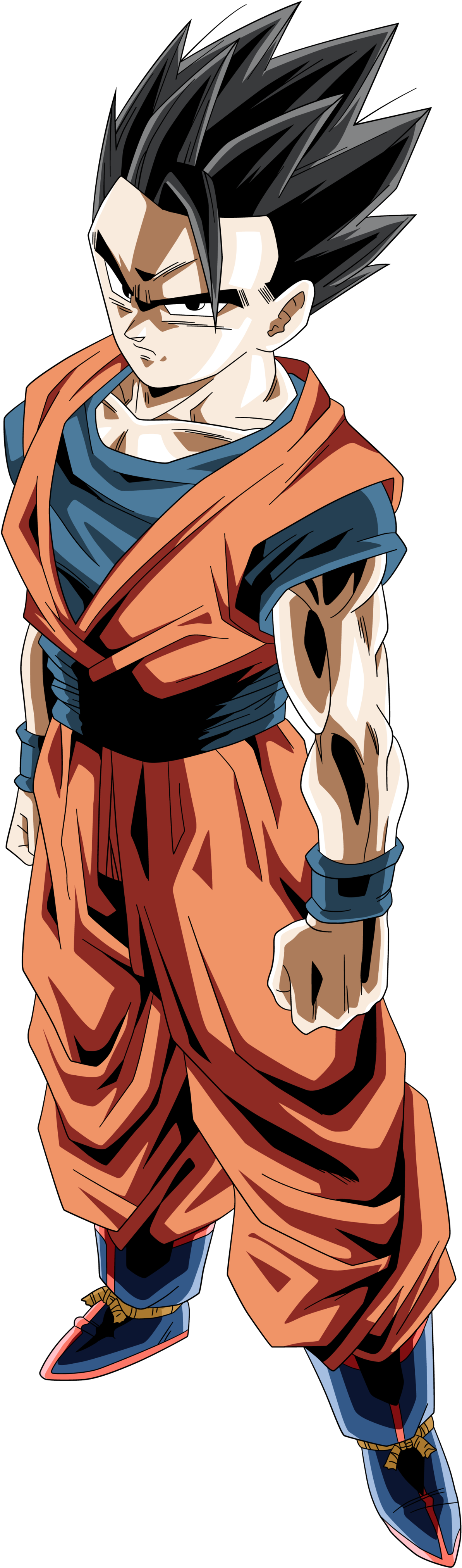 Ultimate Gohan Xenoverse Xv Palette By Rayzorblade189-d8f7i8e - Gohan Super Saiyan Red (1280x4134), Png Download