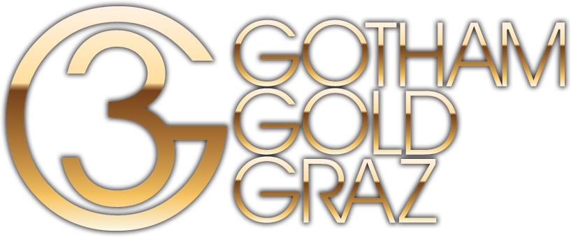 Gotham Gold Graz - Wine (817x340), Png Download