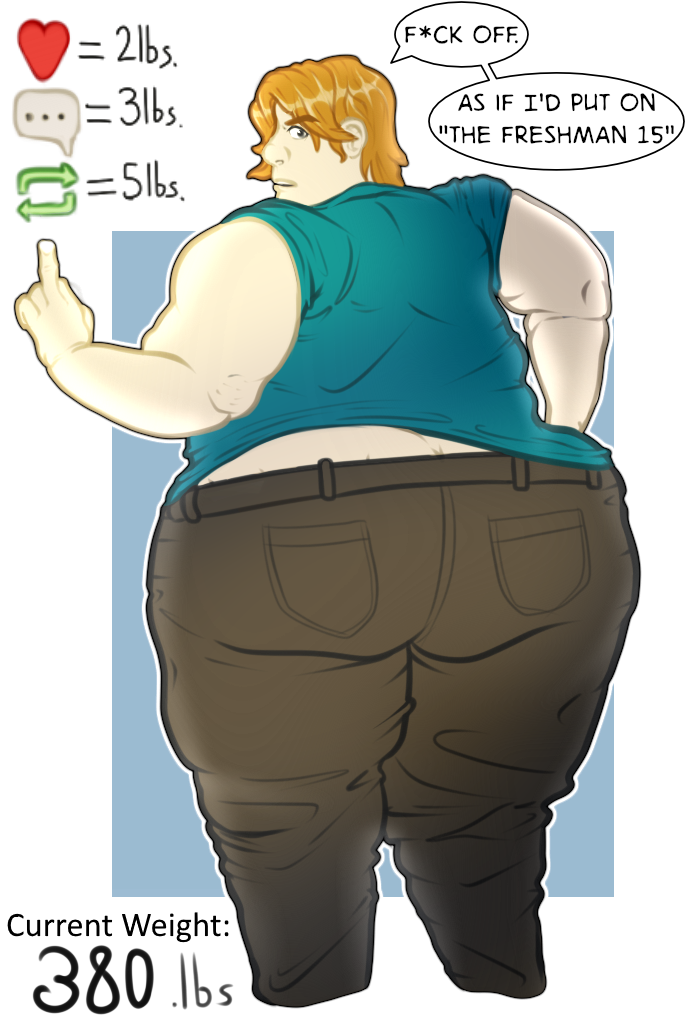 “so I've Never Done A Weight Gain Drive Before - Cartoon (688x1025), Png Download