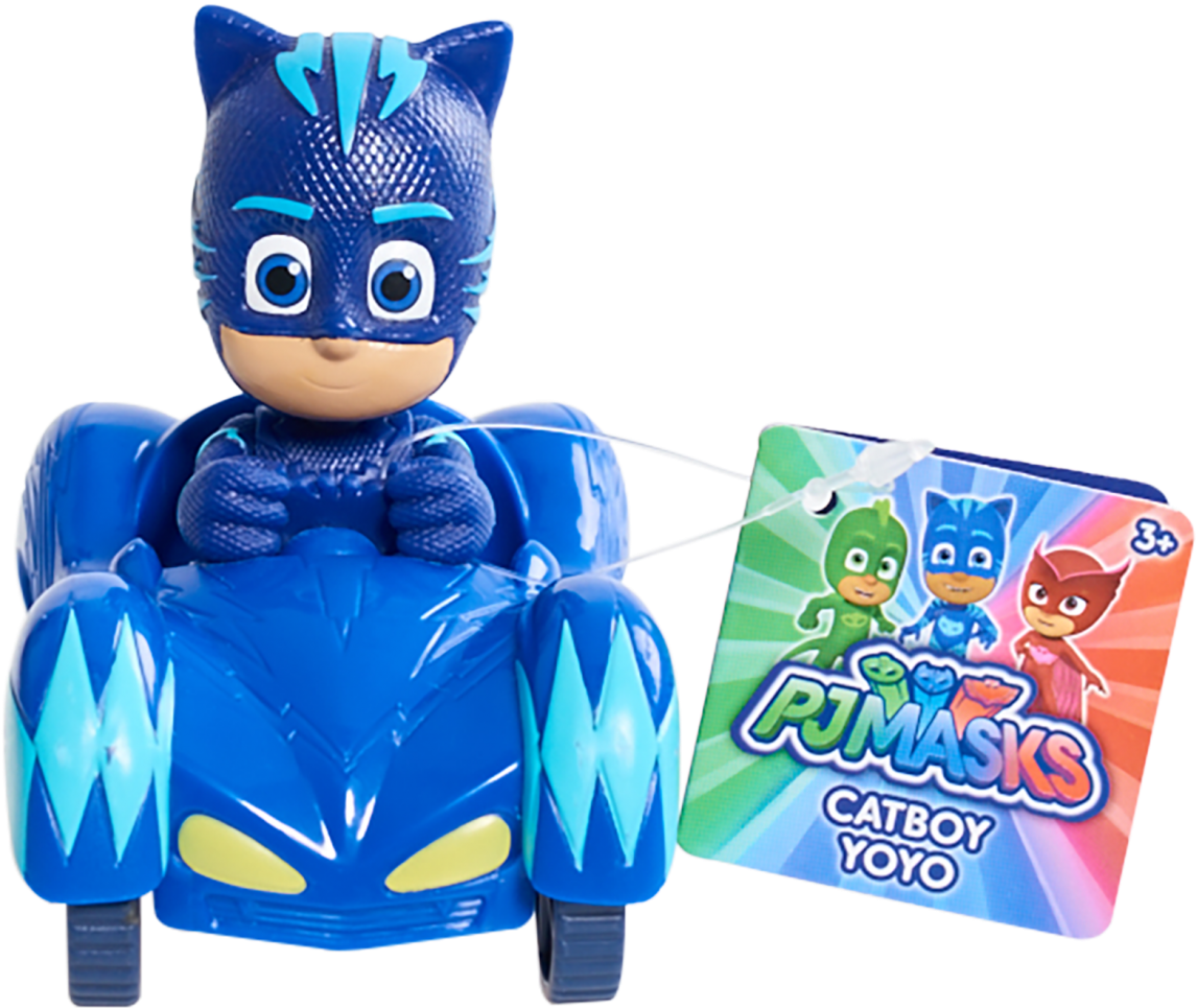 24630 Enfr Pj Masks Mini Vehicle Asst Catboy In Package - Just Play Disney Junior Pj Masks Owlette (1170x1170), Png Download