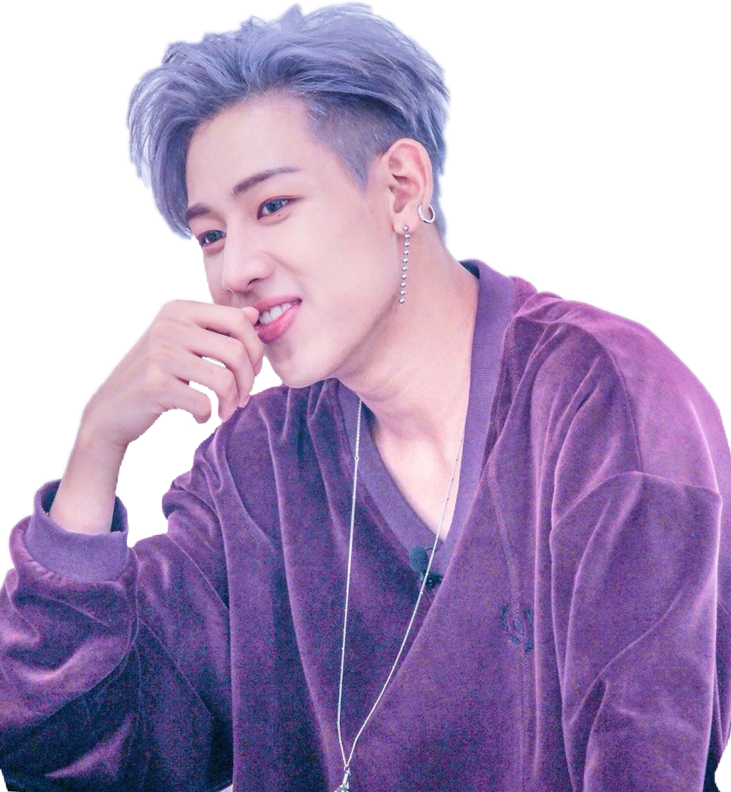 Bambam Got7 Purple Hair (1024x1109), Png Download