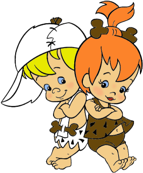 Cool Bam Photo Pebbles Y Bam Bam - Pebbles Y Bam Bam (400x400), Png Download