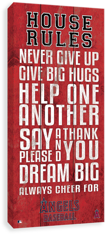 Los Angeles Angels House Rules - Los Canvases By Scoreart - Los Angeles Dodgers House (500x500), Png Download