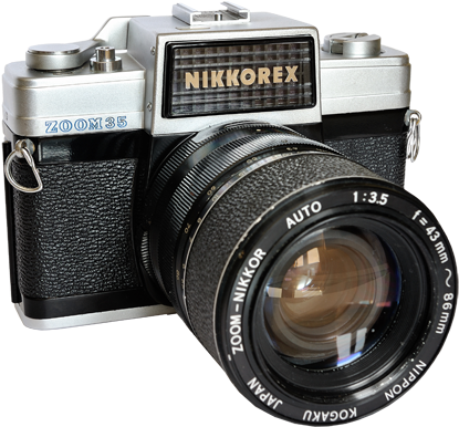Nikkorex Zoom - Camara Fotografica Antigua Png (500x428), Png Download
