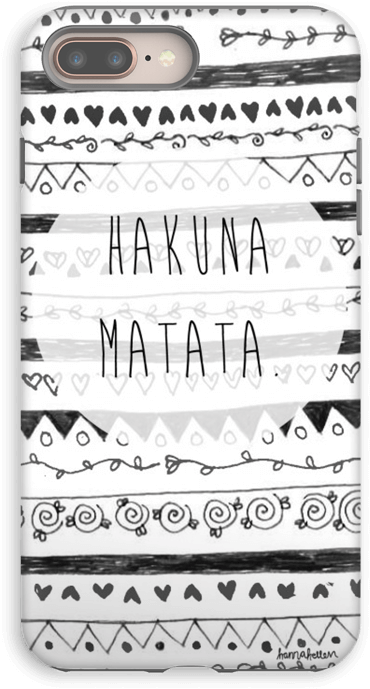 Hakuna Matata Case Iphone 8 Plus Tough - Iphone X (501x800), Png Download