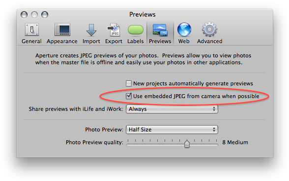 Choosing To Use This Embedded Jpeg Reduces The Time - Ilifemediabrowser Mac (601x382), Png Download
