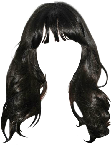 Zooey Deschanel Long Wavy Casual Hairstyle With Blunt - Lace Wig (521x625), Png Download