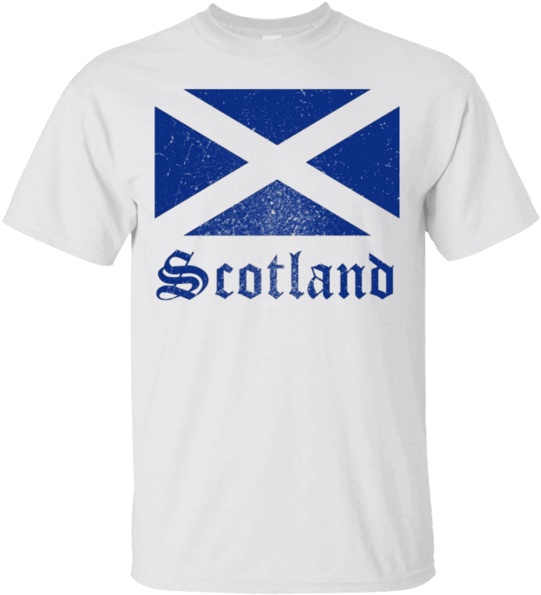 Distressed Scottish Flag Scotland National Pride T-shirt - Aberdeen Standard Investments Scottish Open (600x600), Png Download