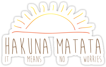 Hakuna Matata - Illustration (360x360), Png Download