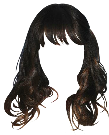 Zooey Deschanel Long Wavy Casual Hairstyle With Blunt - Lace Wig (521x625), Png Download