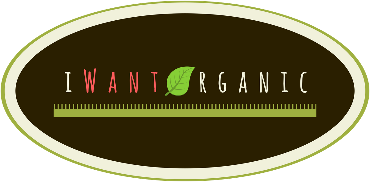 I Want Organic Logo - Logo (1201x590), Png Download