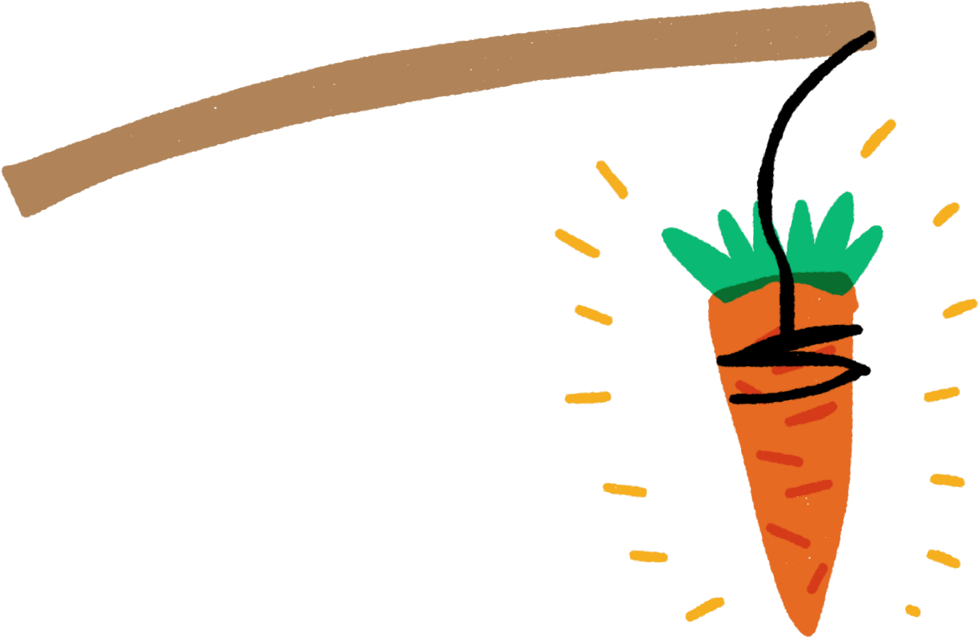 Moticacion-zanahoria - Teoria De La Zanahoria (1473x938), Png Download