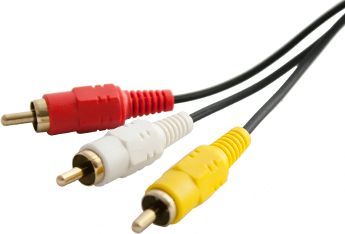 Sega Genesis / Master System To Composite Av Cable - Rca Cable Png (500x340), Png Download