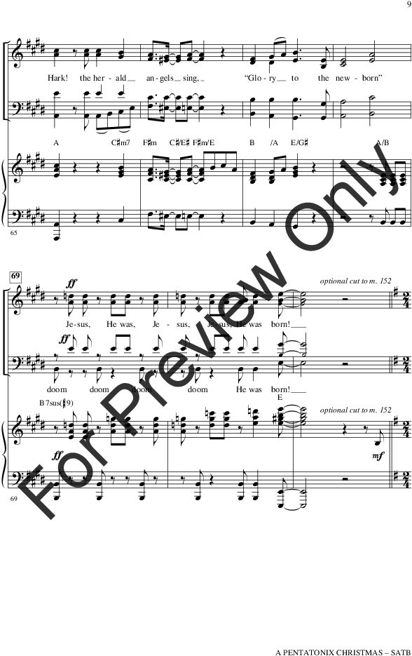 A Pentatonix Christmas Thumbnail - America Grade 3 Violin (816x1056), Png Download