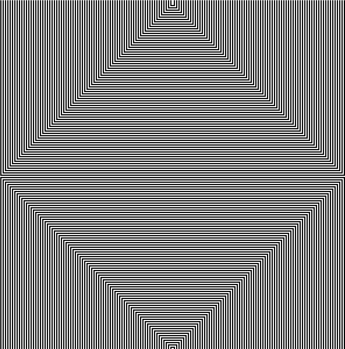 Optical Illusion - Monochrome (1200x1200), Png Download