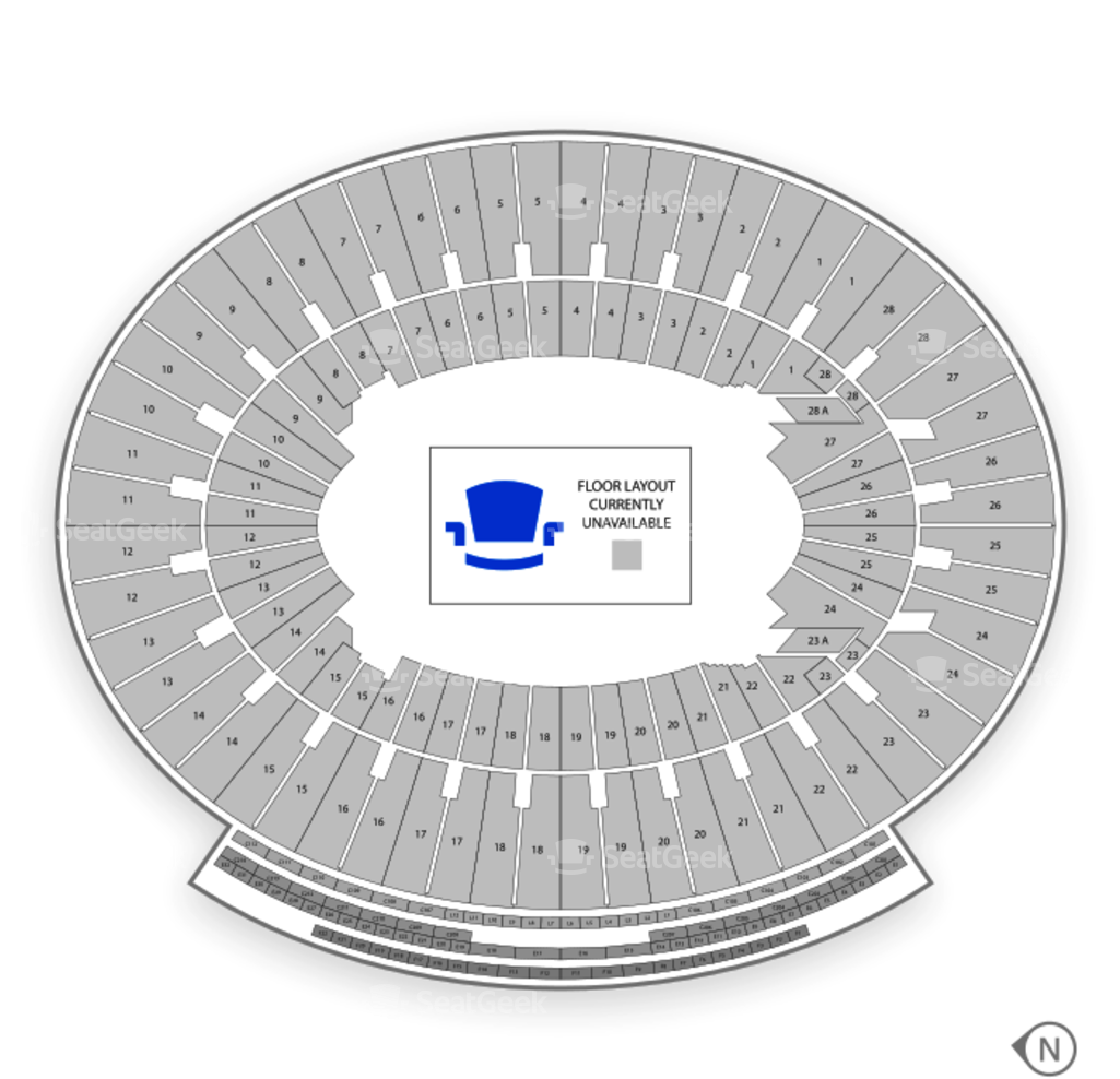 Parking Usc Trojans At Ucla Bruins Football, November - Comerica Park (1024x1024), Png Download