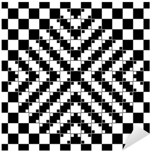 Hama Beads Patterns Optical Illusions (400x400), Png Download