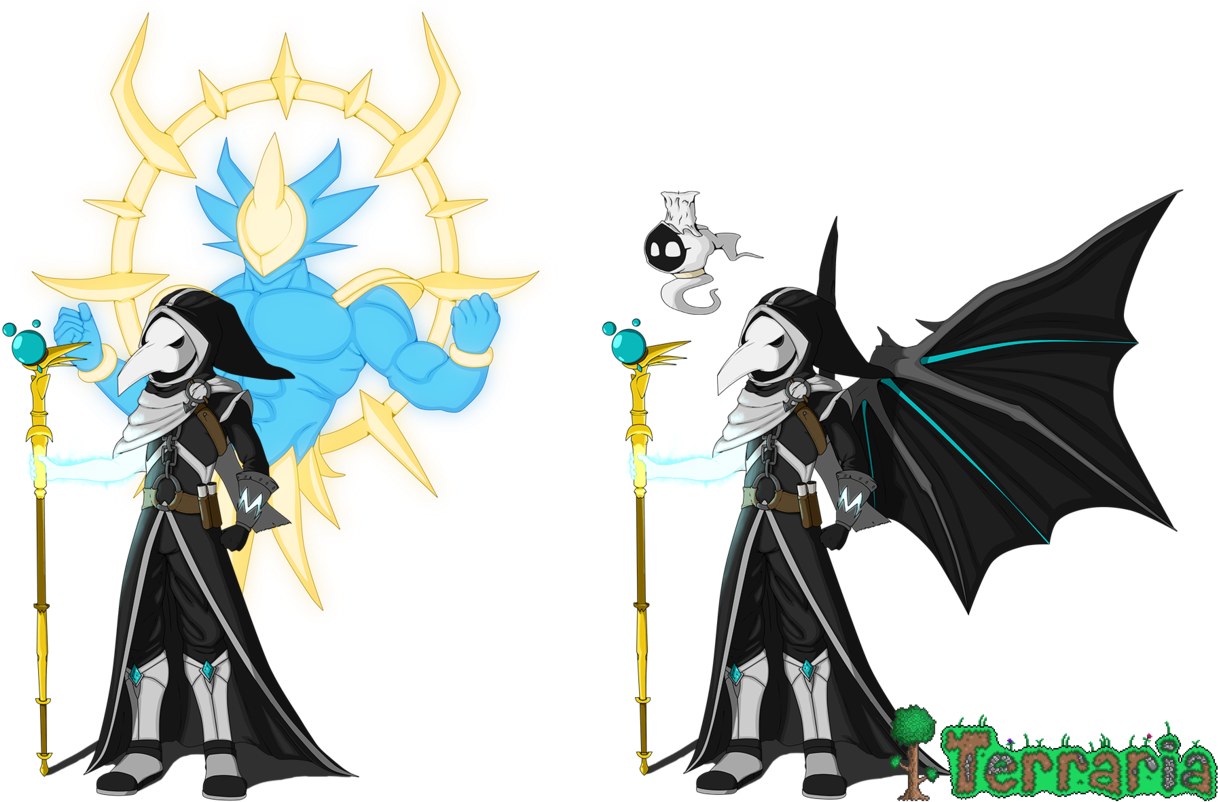 My End-game Character From Terraria - Terraria Game (500x319), Png Download