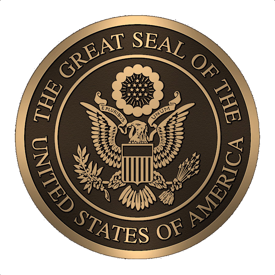 Great Seal Of The United States - Constitucion De Estados Unidos De America (900x900), Png Download