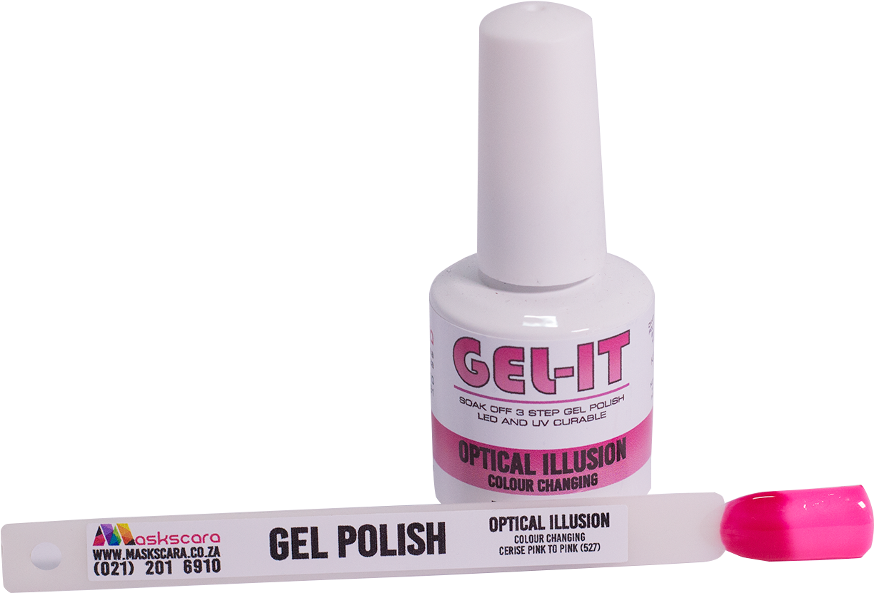 Optical Illusion - Nail Polish (1890x1417), Png Download