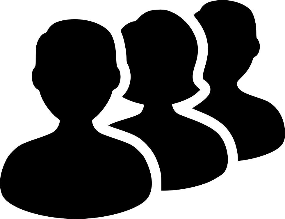Png File Svg - Followers Icon Black Png (980x752), Png Download