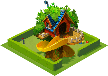 Treehouse - Scale Model (400x300), Png Download