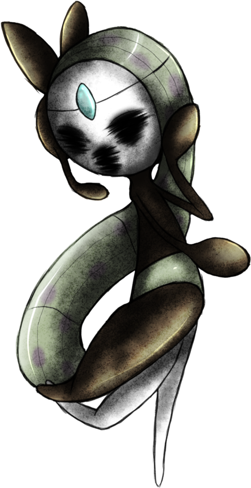 Meloetta Horror (774x1032), Png Download