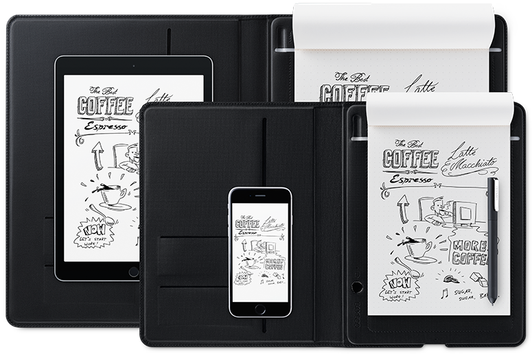 Bamboo Folio - Wacom Bamboo Folio (802x544), Png Download