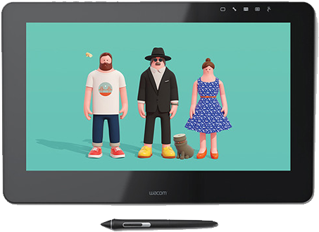 Wacom Cintiq Pro 16 Uhd - Wacom Cintiq Pro 16 (536x479), Png Download