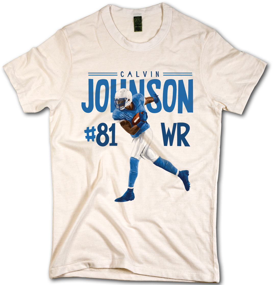 Calvin Johnson - Josh Donaldson Painting Ivory L (1174x1174), Png Download