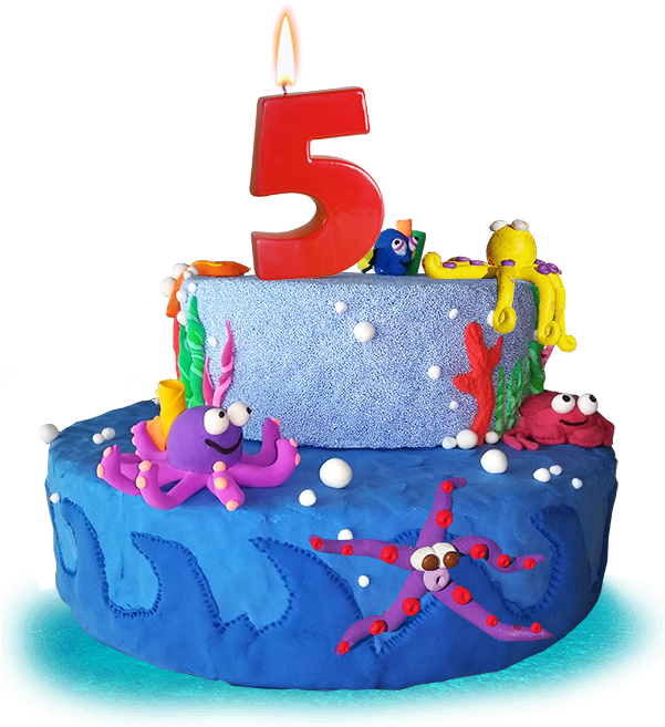 Tarta Cumpleaños Bubble Park - Birthday Cake (350x364), Png Download