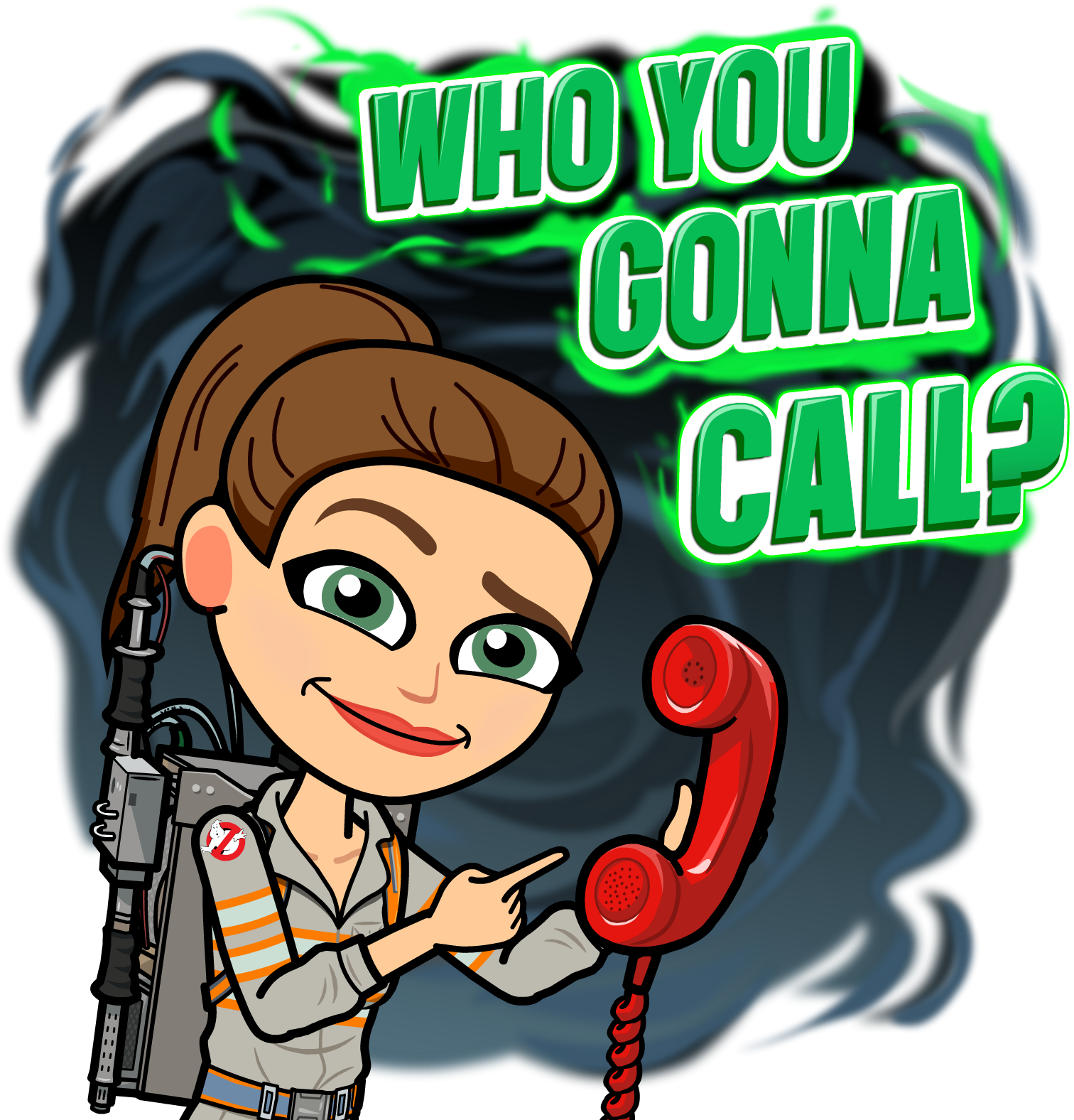 Bitmoji On Twitter - Ghostbusters Bitmoji (1592x1592), Png Download