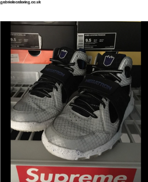 Nike Megatron Huarache Free Shield Calvin Johnson Sz - Sneakers (480x658), Png Download