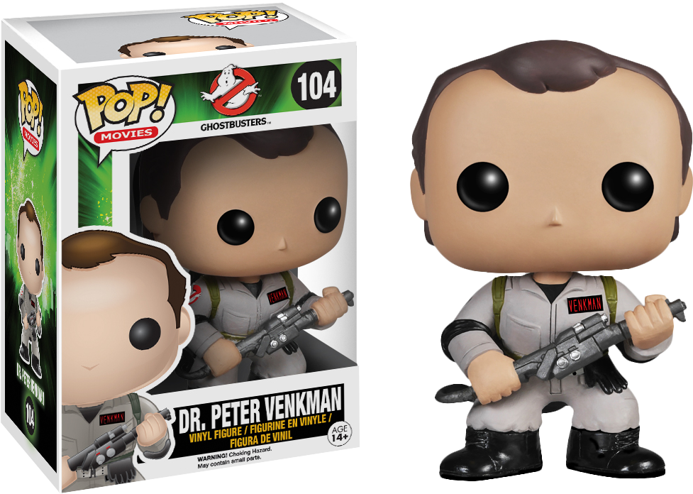 Ghostbusters Pop Vinyl Figures - Funko Pop Ghostbusters Venkman (1050x750), Png Download