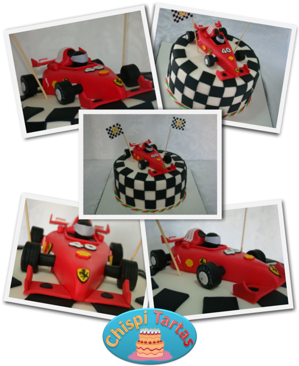 La Tarta Fórmula 1 Llega Con La Scuderia Ferrari A - Tart (584x720), Png Download