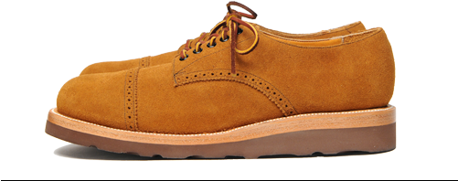Abbf3 Johnson Ox G Brown Suede (500x400), Png Download