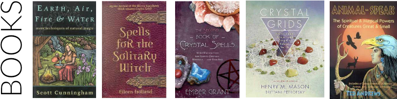 Books - Earth, Air, Fire And Water By Scott Cunningham (850x222), Png Download