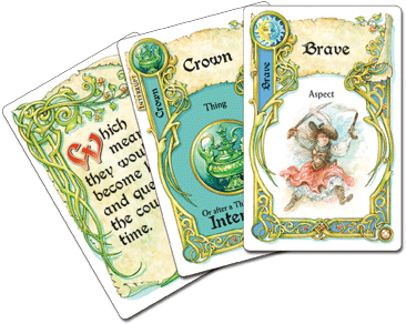 114 Story Cards, 51 Ending Cards, And A Rulesheet In - Atlas Games Once Upon A Time - The Storytelling Card (395x308), Png Download