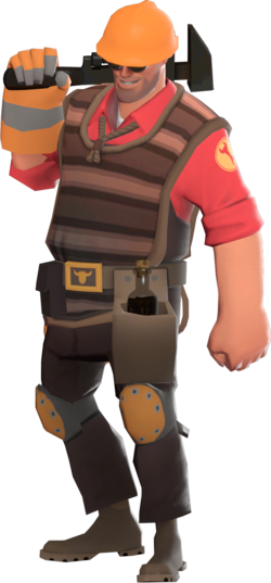El Caballero - Team Fortress 2 Render (250x537), Png Download