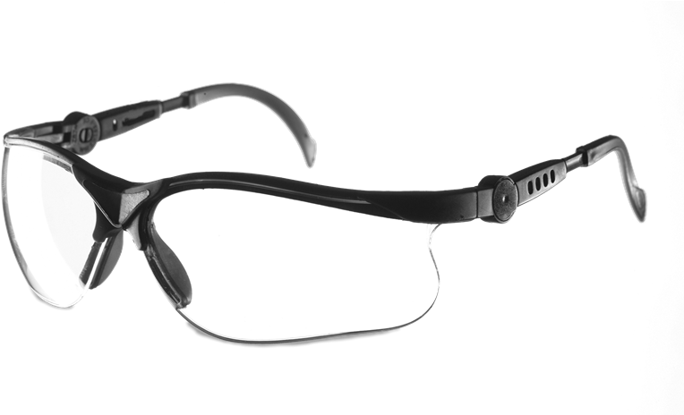 Protective Glasses With Clear, Non-scratch Lenses - Gafas De Proteccion Png (800x463), Png Download