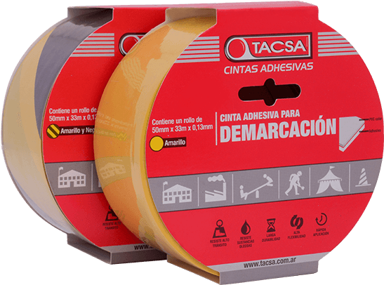 Cinta Adhesiva Para Demarcación - Tacsa (672x414), Png Download