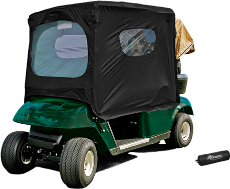Golf Cart Poncho - Frogger Golf Cart Poncho, Golf Cart Rain (615x407), Png Download