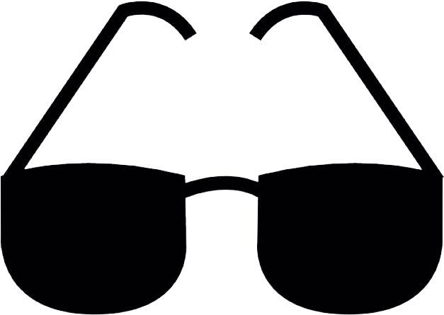 Anteojos / Gafas - Gafas Oscuras Dibujo (626x626), Png Download