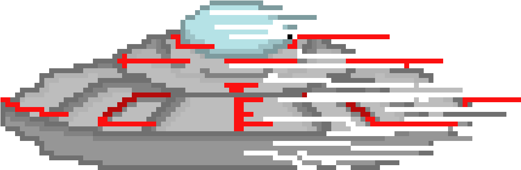 Ovni Movimento - Pixel Art (1340x710), Png Download