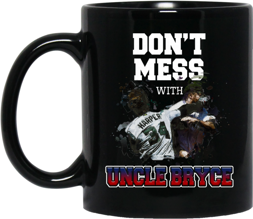 Washington Nationals Bryce Harper Mug Don't Mess With - Don't Curl In The Squat Rack T-shirt: Funny T-shirt (1024x1024), Png Download