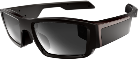Last Month Vuzix Corporation Unveiled Its Blade 3000 - Smart Glasses (495x400), Png Download
