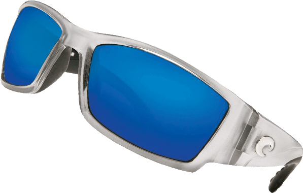 Costa Del Mar Corbina Silver Sunglasses Grey Lens 580g (600x600), Png Download